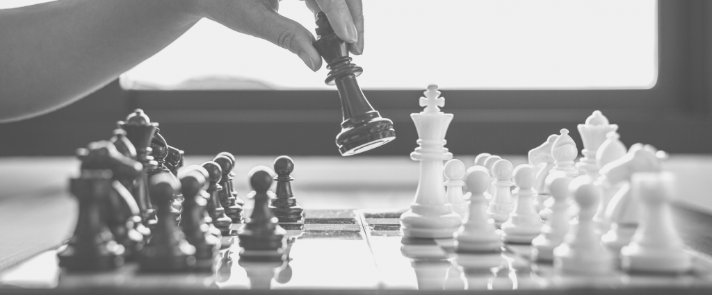 Business Continuity New Header A close-up of a chess board
