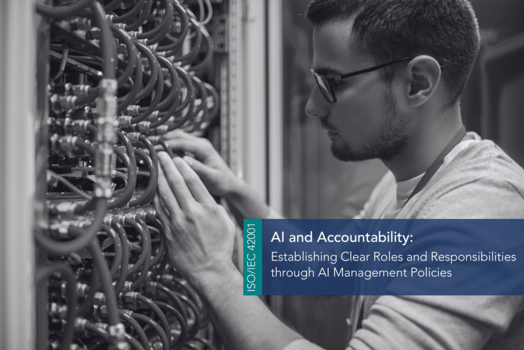AI and Accountability MAIN A person looking at a computer