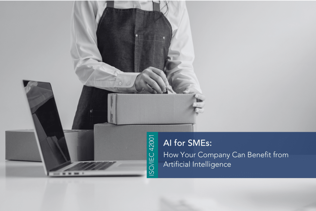 AI for SMEs MAIN A person holding a box