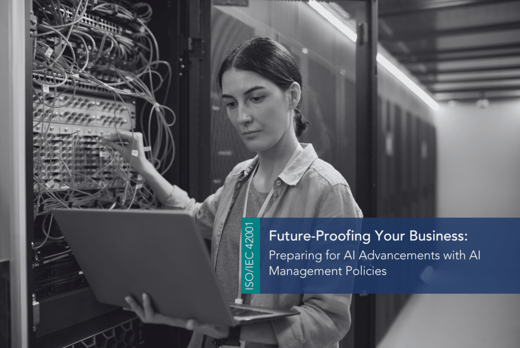 Future proofing your business MAIN A person holding a computer