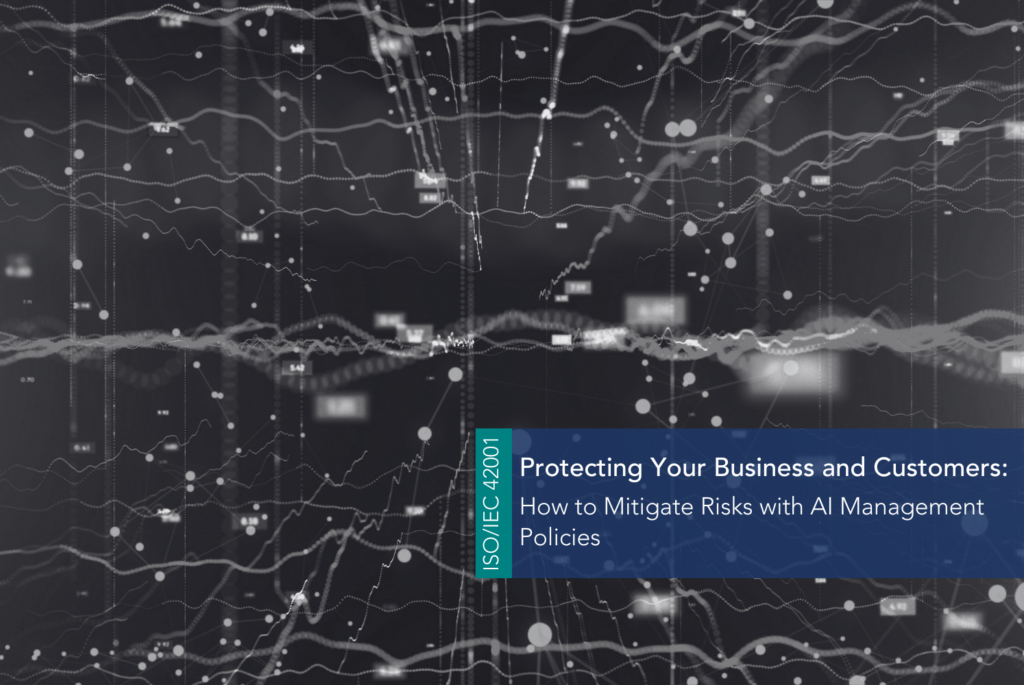 Protecting your business and customers MAIN A graph of lines and dots